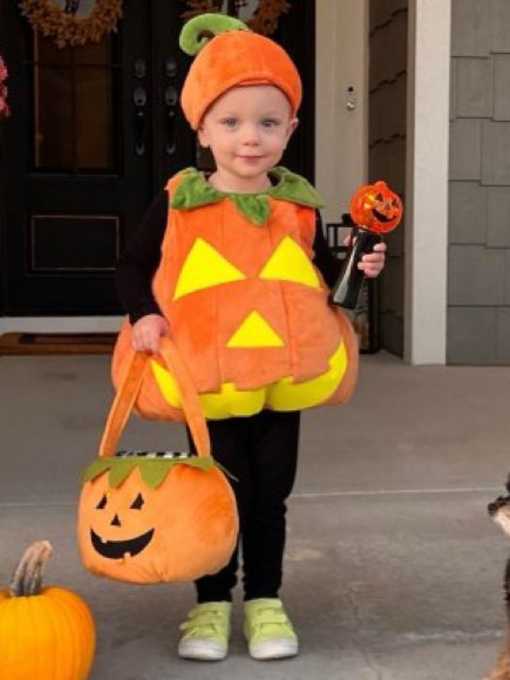 Pottery Barn- pumpkin costume 3T